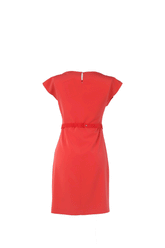 Elie Tahari Kemer Detaylı Mini Elbise Fuşya - 38